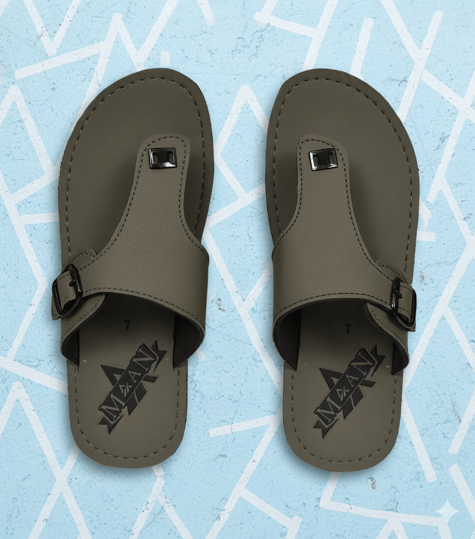 MAAN Green Men's Thong Flip Flop