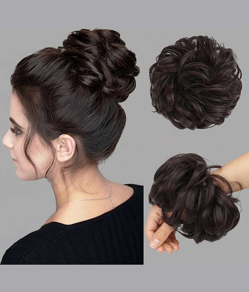 Rhosyn Black Hair Bun ( Pack of 2 ) - Jewellery Sets | Buy online on ZillyBuy