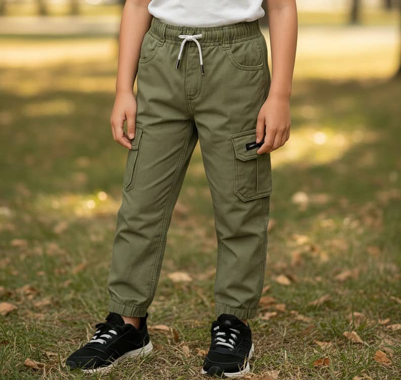 ICONIC ME Pack of 1 Boys 100% Cotton Jeans ( Beige ) - Jeans | Buy online on ZillyBuy