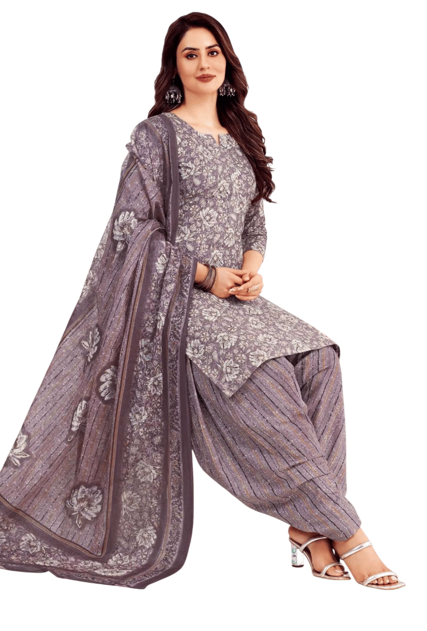 SIMMU Women's Cotton Unstitched Salwar Suit - Unstitched Fabrics | Buy online on ZillyBuy