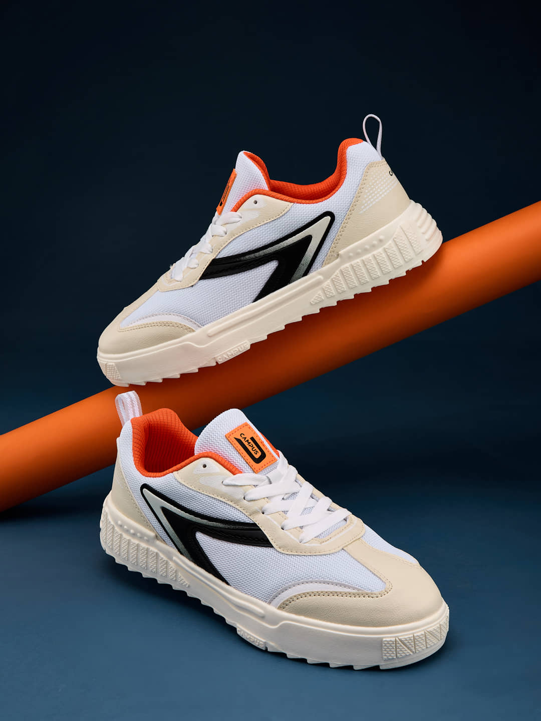 Campus STATIC White Men's Sneakers - Casual Shoes | Buy online on ZillyBuy