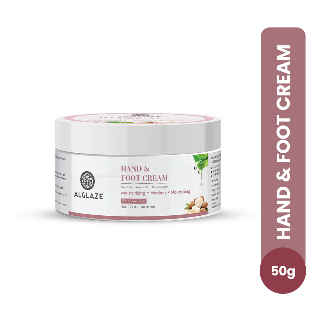 ALGLAZE Cracked skin repair Cream for All year ( 50 g )