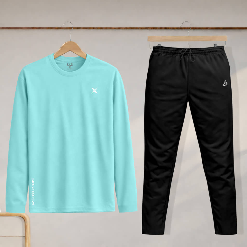 FTX Blue Polyester Regular Fit Men's Tracksuit ( Pack of 1 )