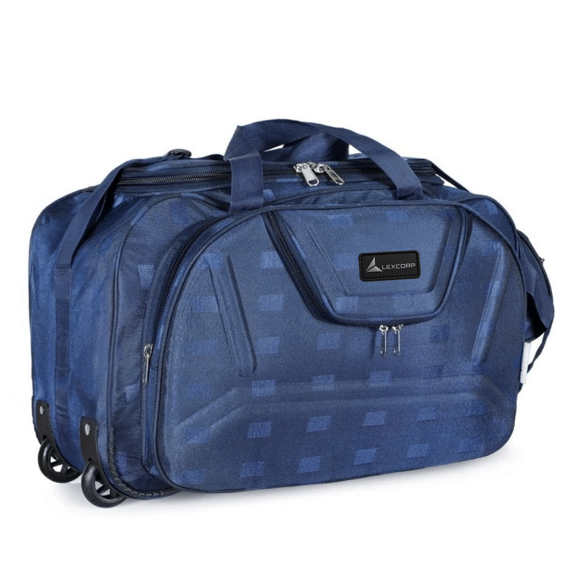 LEXCORP 55 Ltrs Purple Polyester Duffle Bag