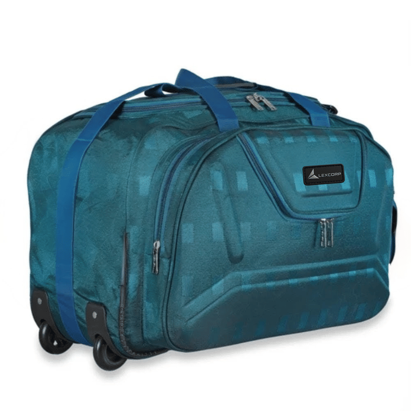 LEXCORP 55 Ltrs Purple Polyester Duffle Bag