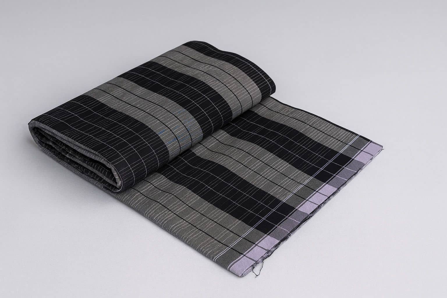 Shyam Handloom Cotton Men's Lungi Black ( Pack of 1 )