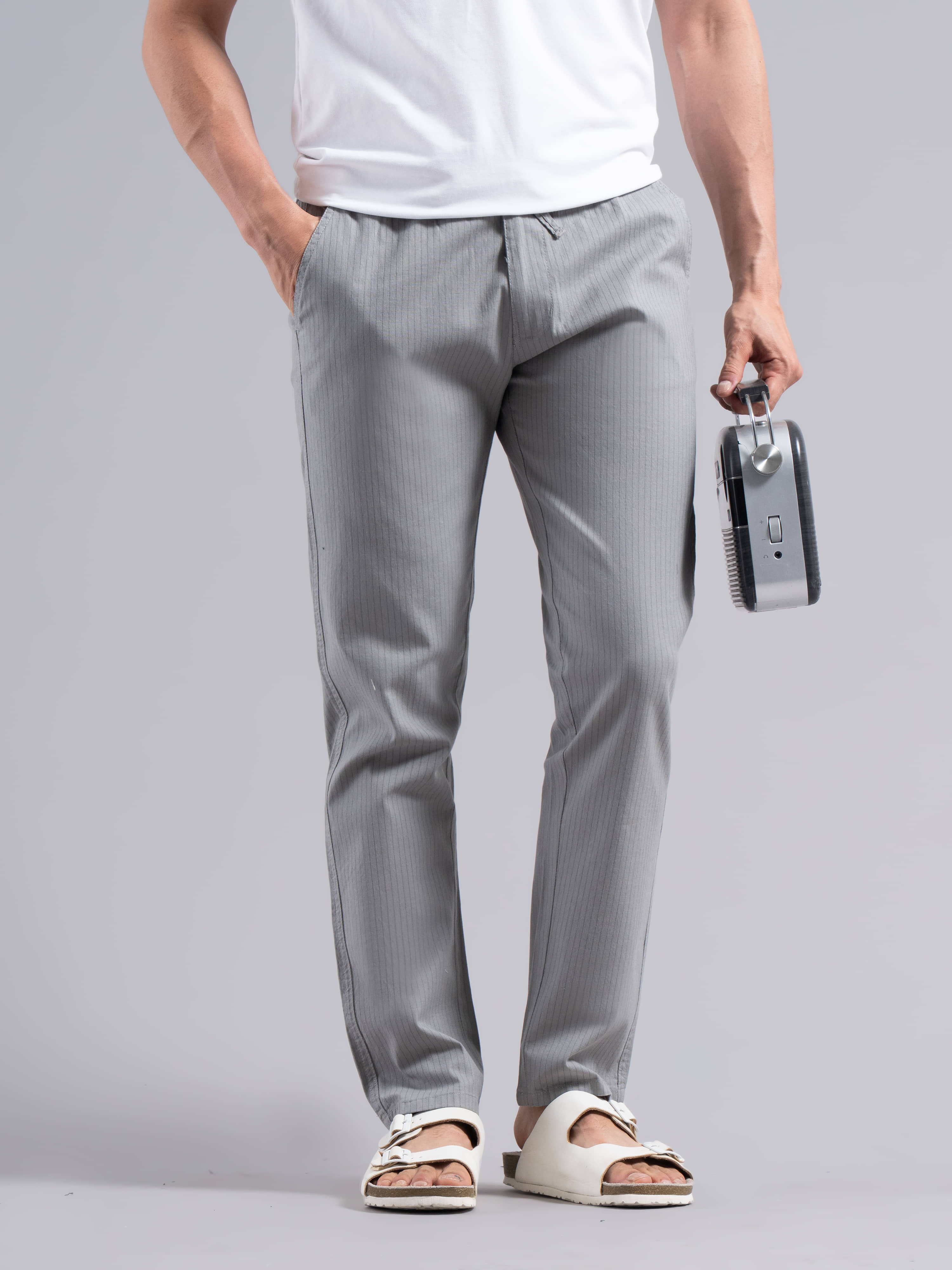 Paul Street Regular Men's Trouser - Grey ( Pack of 1 ) - Trousers | Buy online on ZillyBuy