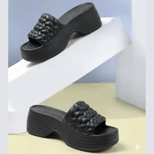 ZOOMBIE Black Women's Slide Flip Flop