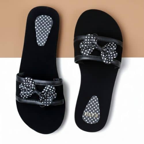 ZOOMBIE Black Women's Thong Flip Flop