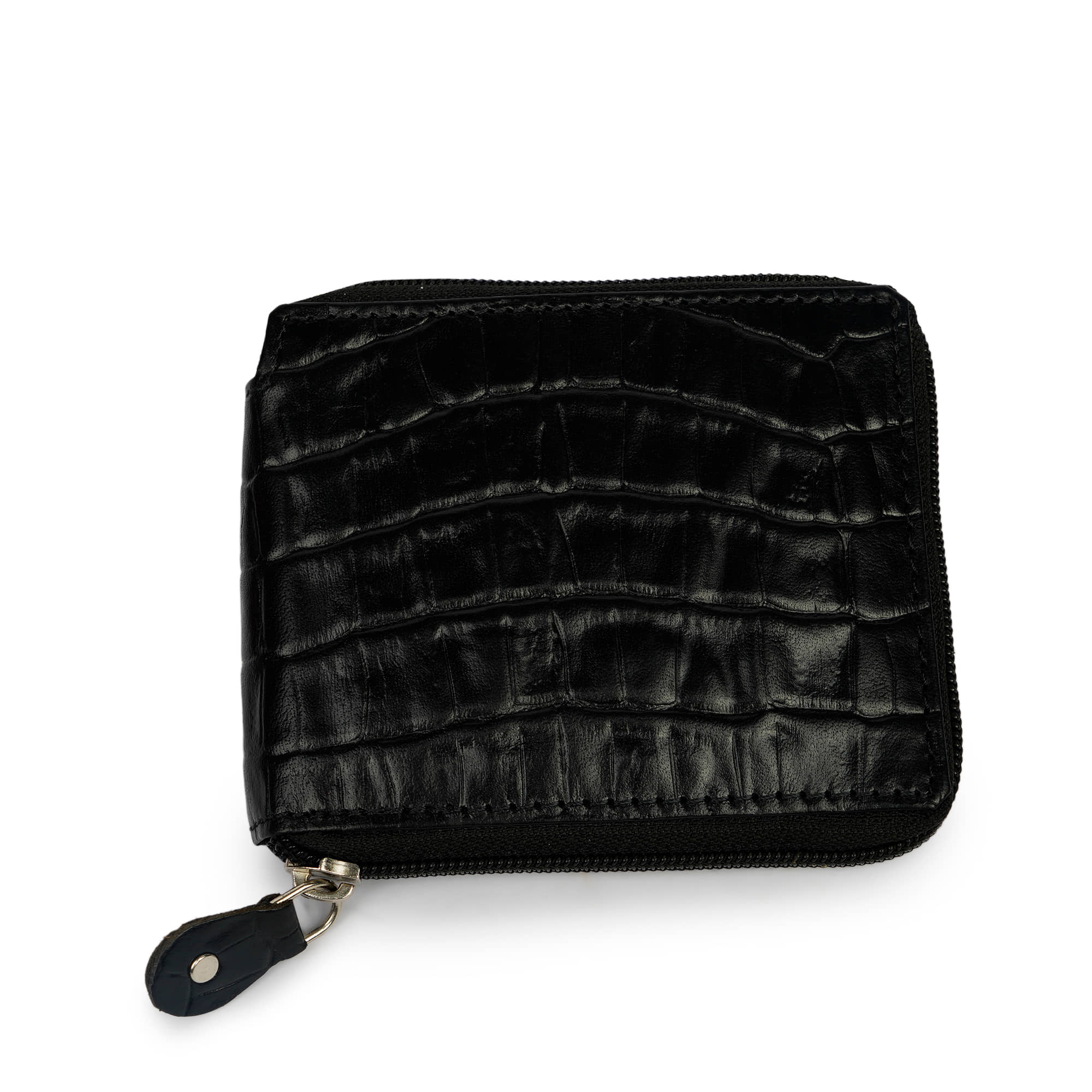 CIMONI Leather Solid Men's Zip Around Wallet With 6 Slots For Card ( Black , Pack of 1 ) - Handbags | Buy online on ZillyBuy