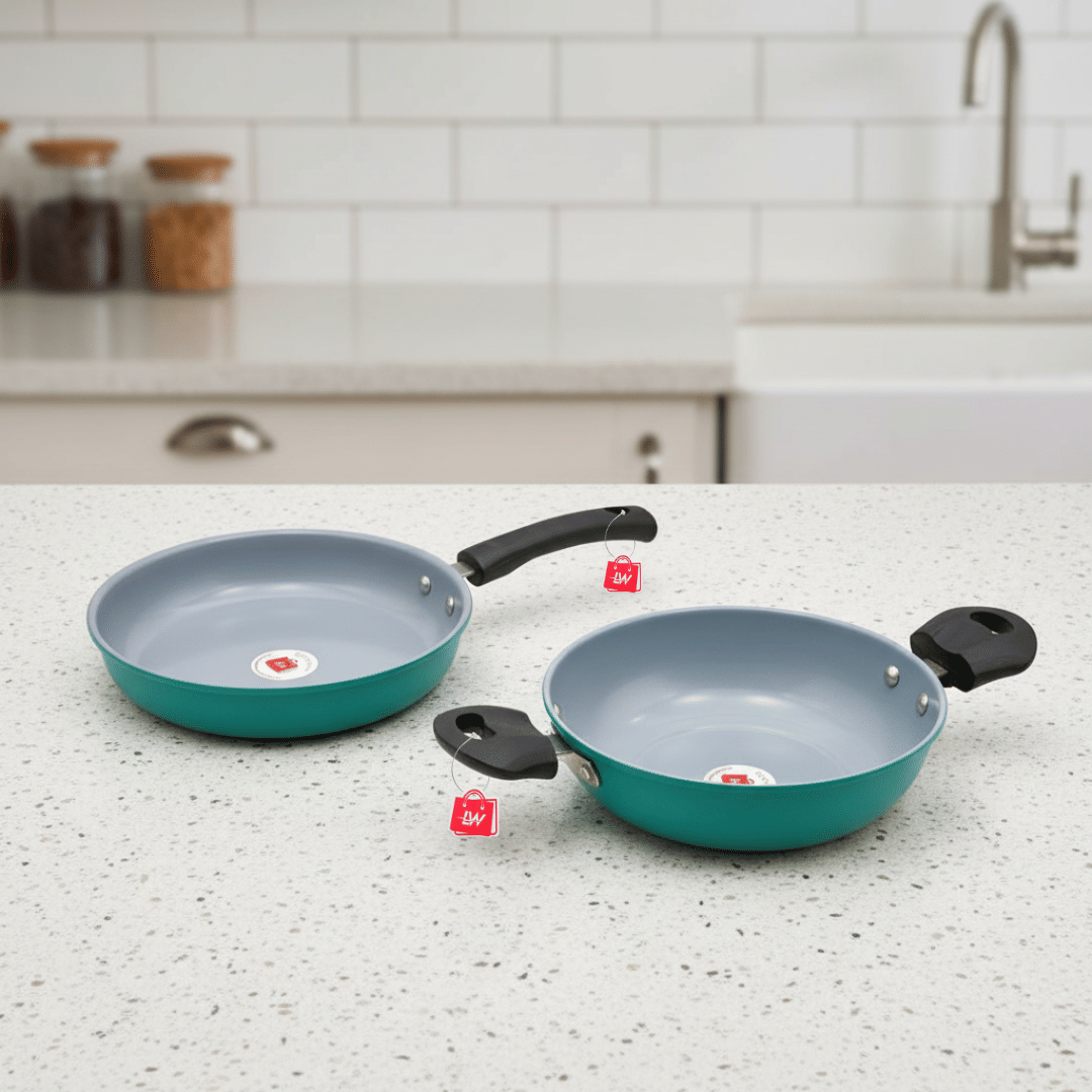 LAZYWINDOW Non Stick Iron Cookware Sets - Cookware | Buy online on ZillyBuy
