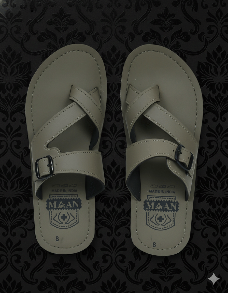 MAAN Green Men's Thong Flip Flop