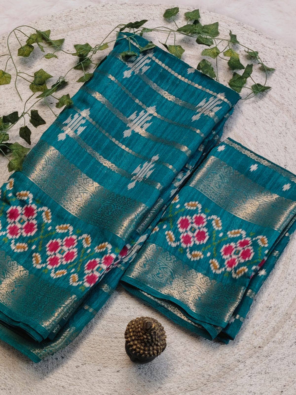 sanwariya Silk Printed Bandhani Sarees With Unstitched Blouse Piece ( Pink ) - Sarees | Buy online on ZillyBuy