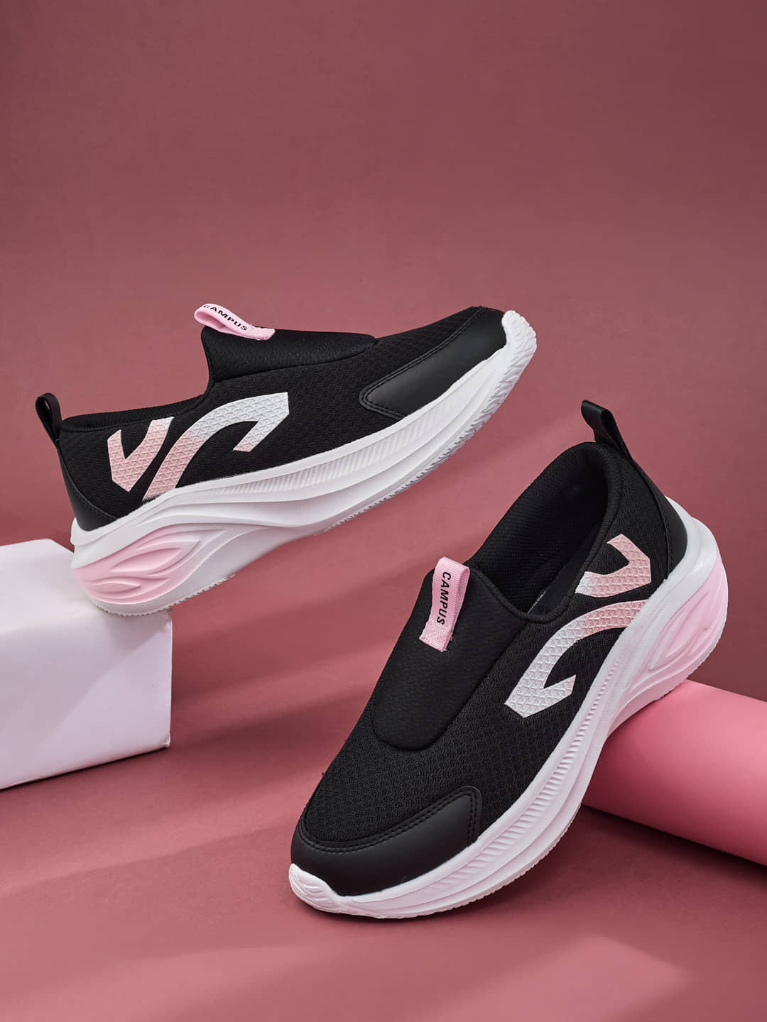 Campus - GISEL Black Women's Running Shoes - Sports Shoes | Buy online on ZillyBuy