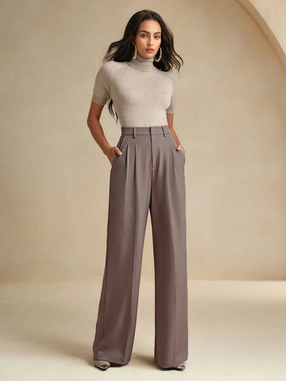 kotty Women Rayon Blend Casual Trousers ( Pink ) - Trousers | Buy online on ZillyBuy