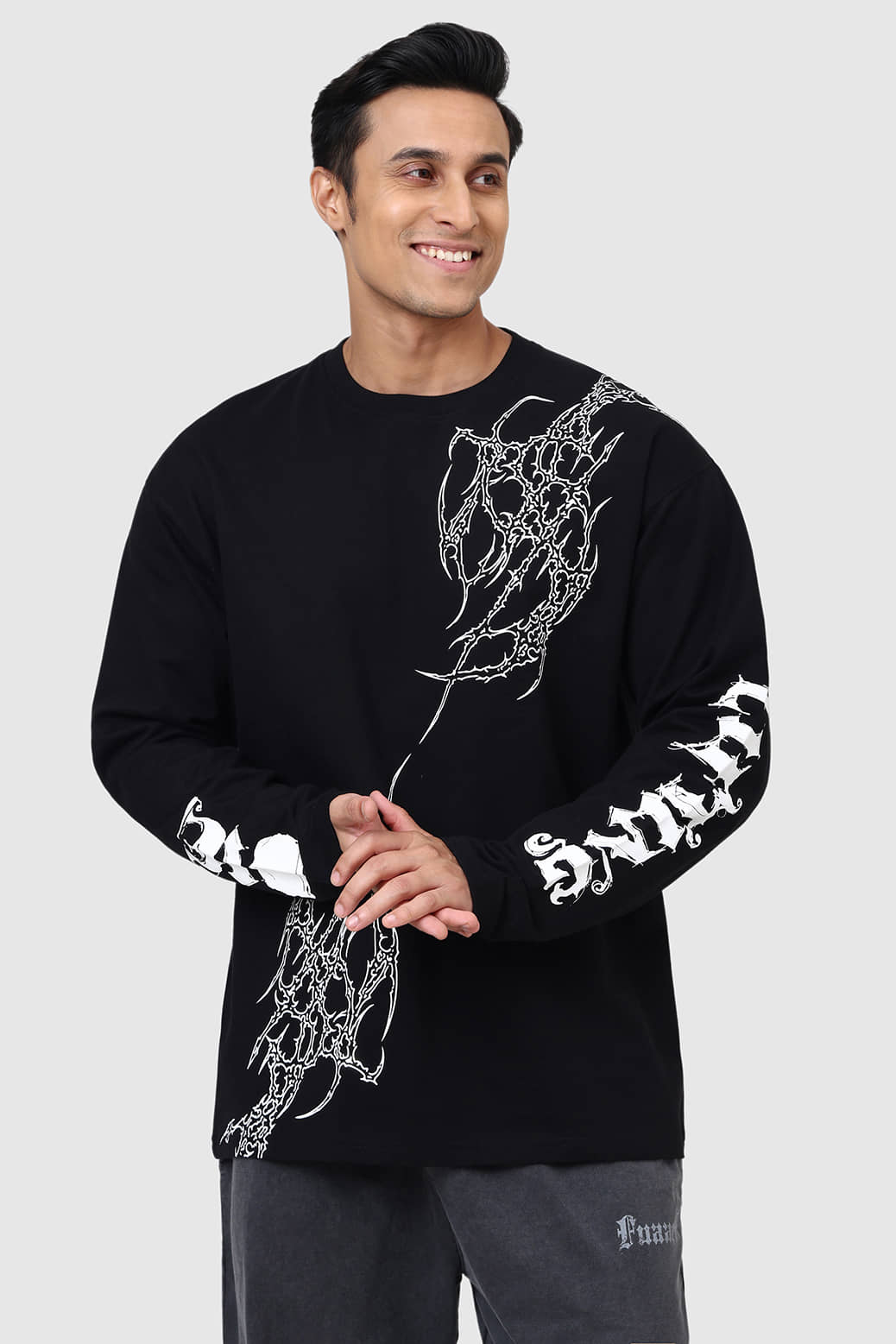 Fuaark Black Cotton Oversized Fit Men's Sports T-Shirt ( Pack of 1 )