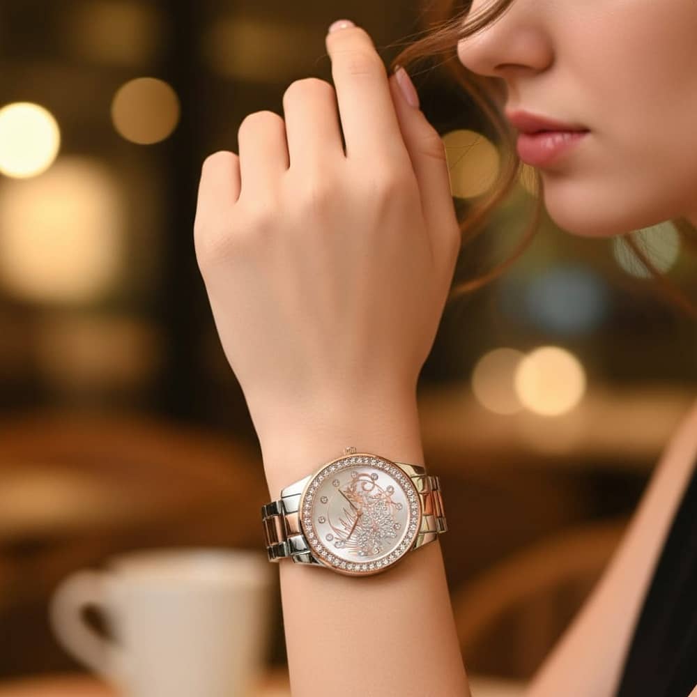 Cosmic Rose Gold Metal Analog Womens Watch