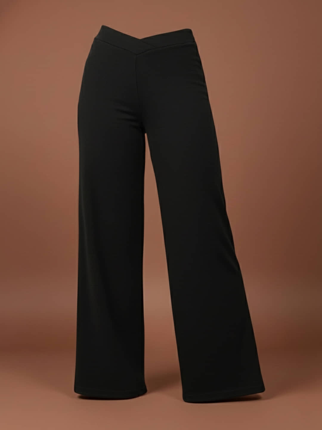 DE TRENDZ Women Cotton Blend Casual Trousers ( Black ) - Trousers | Buy online on ZillyBuy