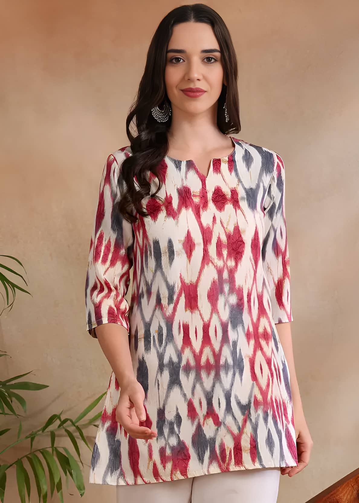 AK Fashion Women Cotton Printed A-line Kurti ( Multicolor1 ) - Kurtis, Tunics | Buy online on ZillyBuy