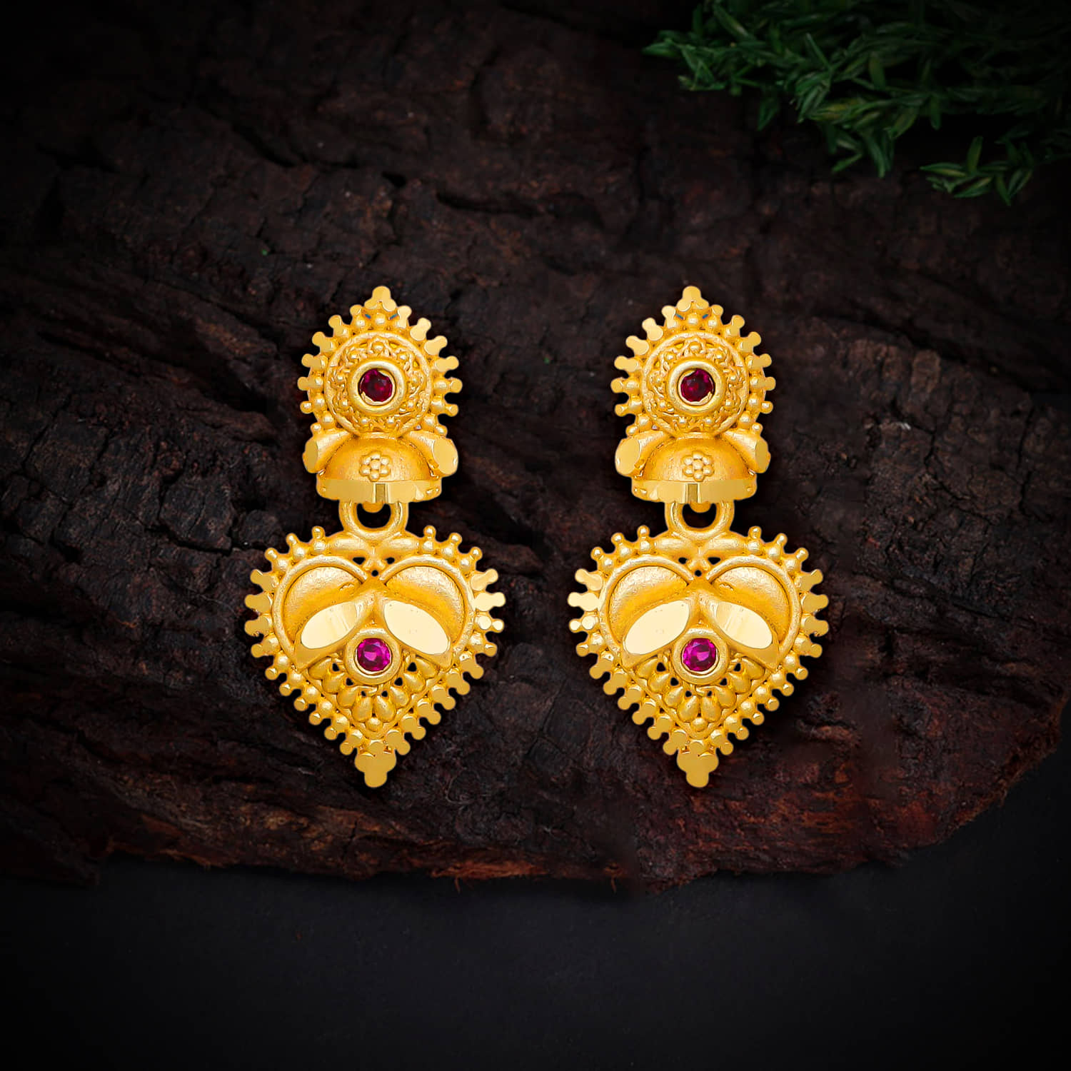 LUV FASHION Gold Chandelier Earrings ( Pack of 1 ) - Earrings | Buy online on ZillyBuy
