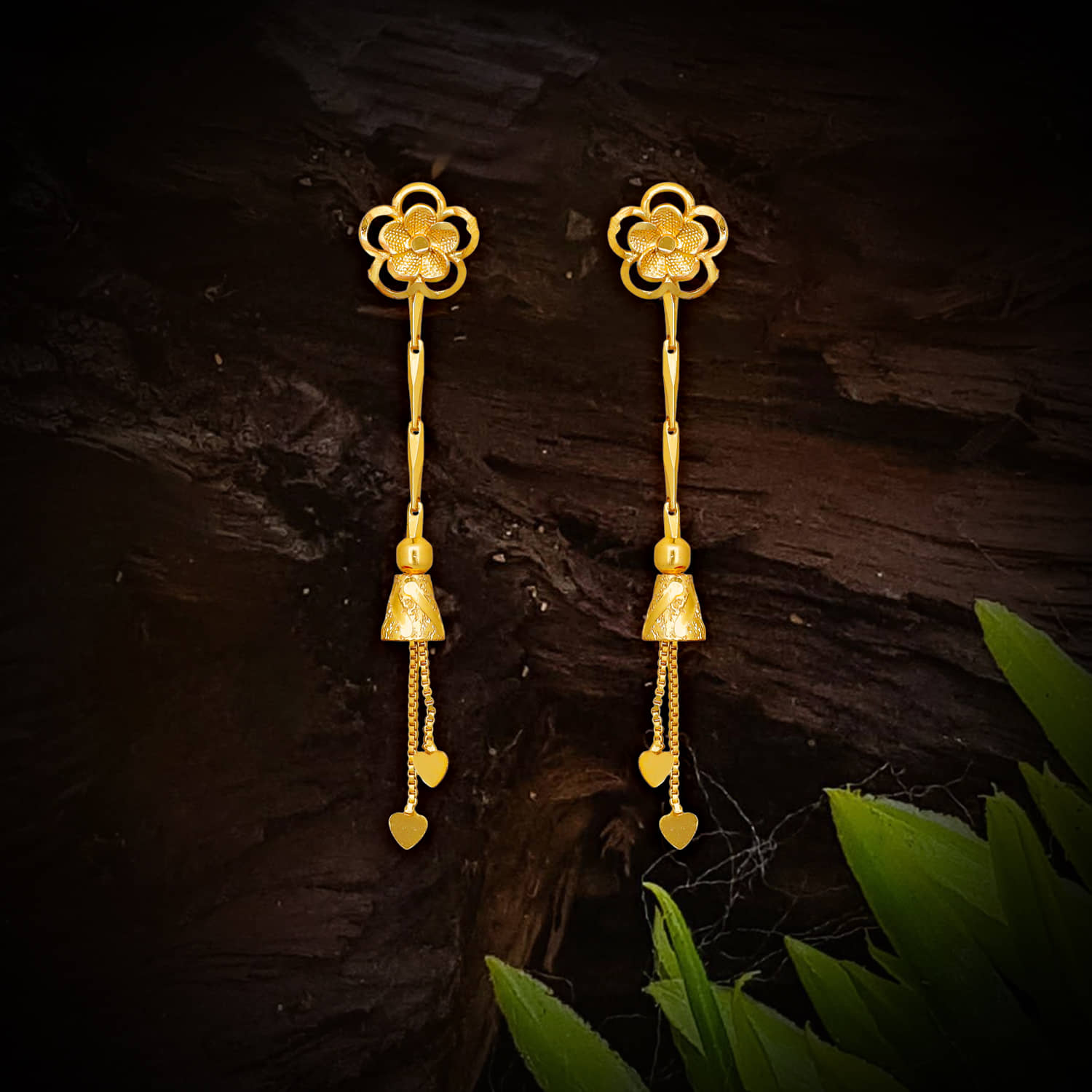 LUV FASHION Gold Threader Earrings ( Pack of 1 ) - Earrings | Buy online on ZillyBuy