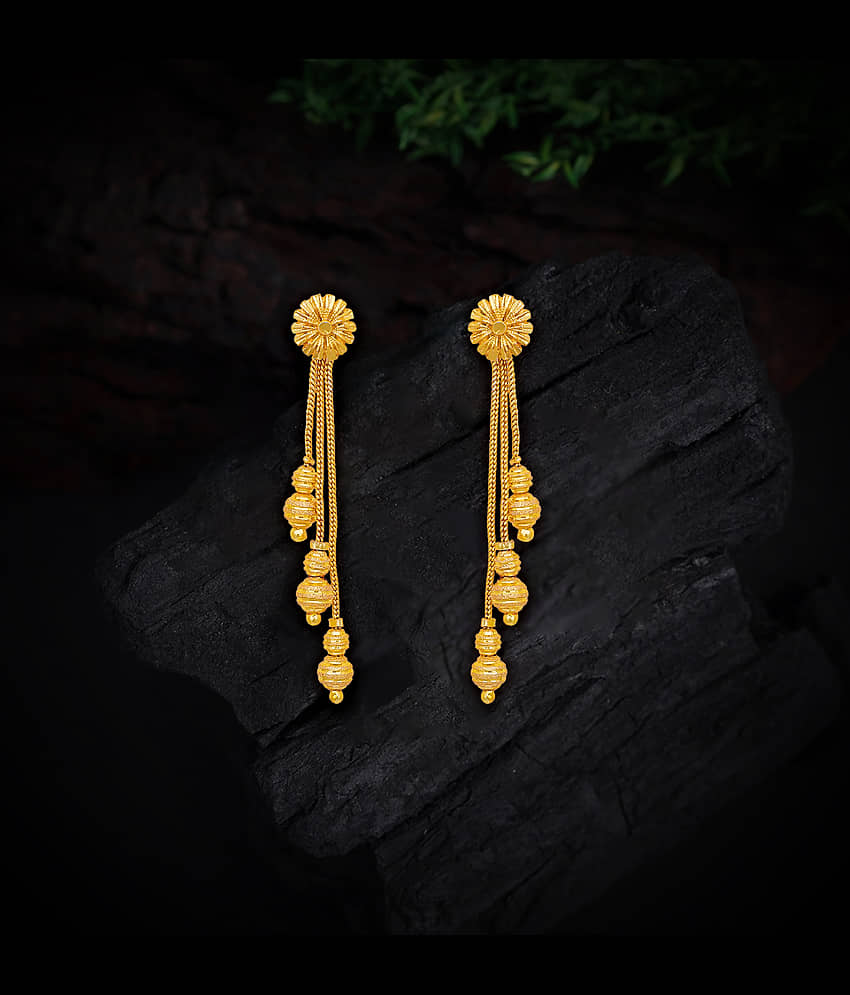 LUV FASHION Gold Threader Earrings ( Pack of 1 ) - Earrings | Buy online on ZillyBuy