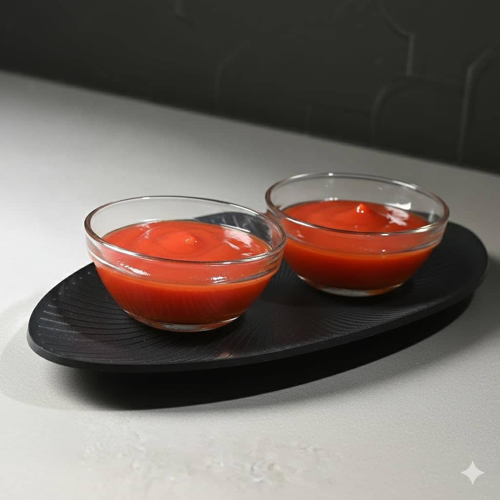 AFAST Kitchen Dining Serving Bowl Glass Plain Serving Bowl 2.5 cm ( Set of 2 ) Transparent