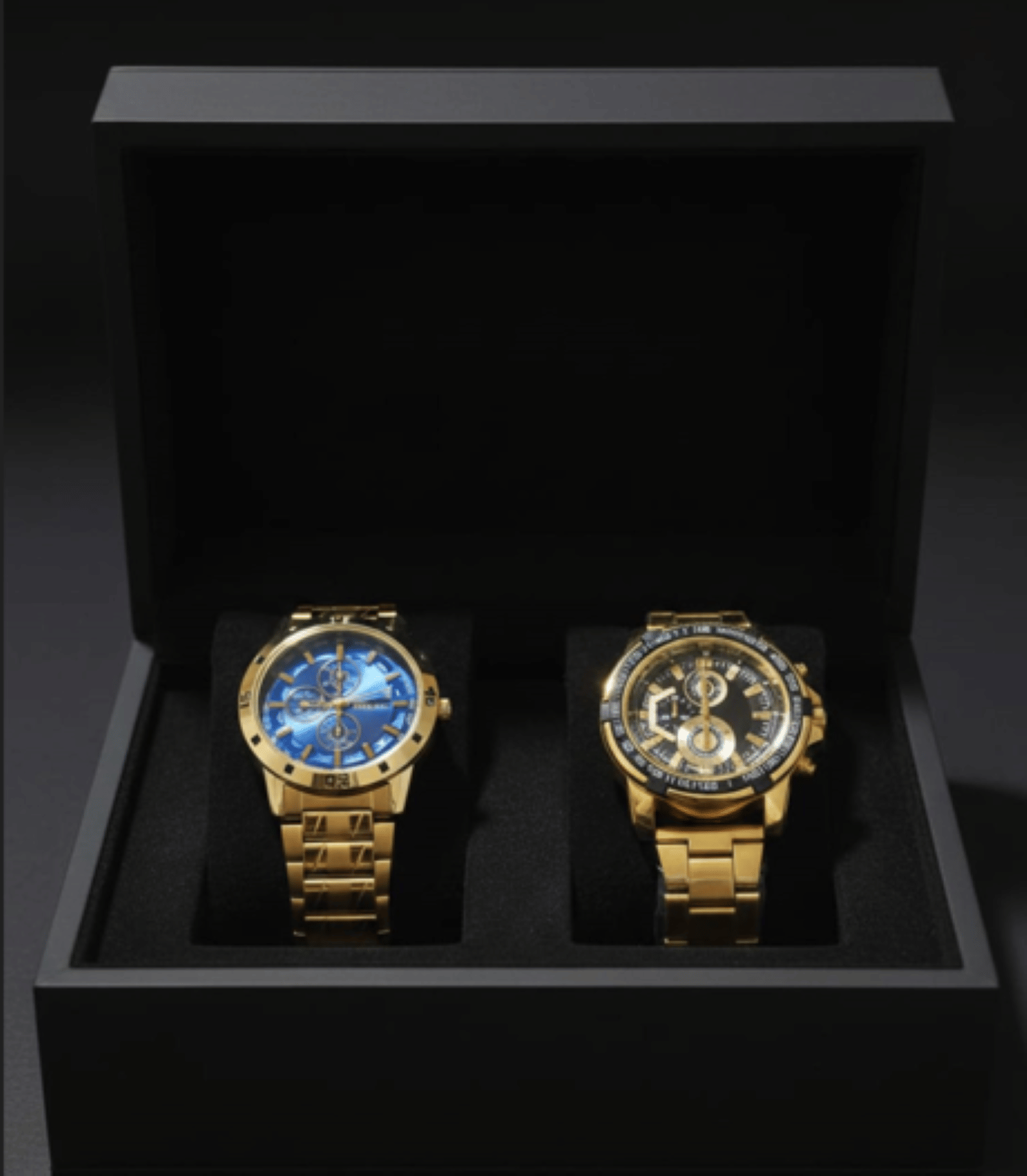 Fadiso Fashion Gold Stainless Steel Analog Men's Watch