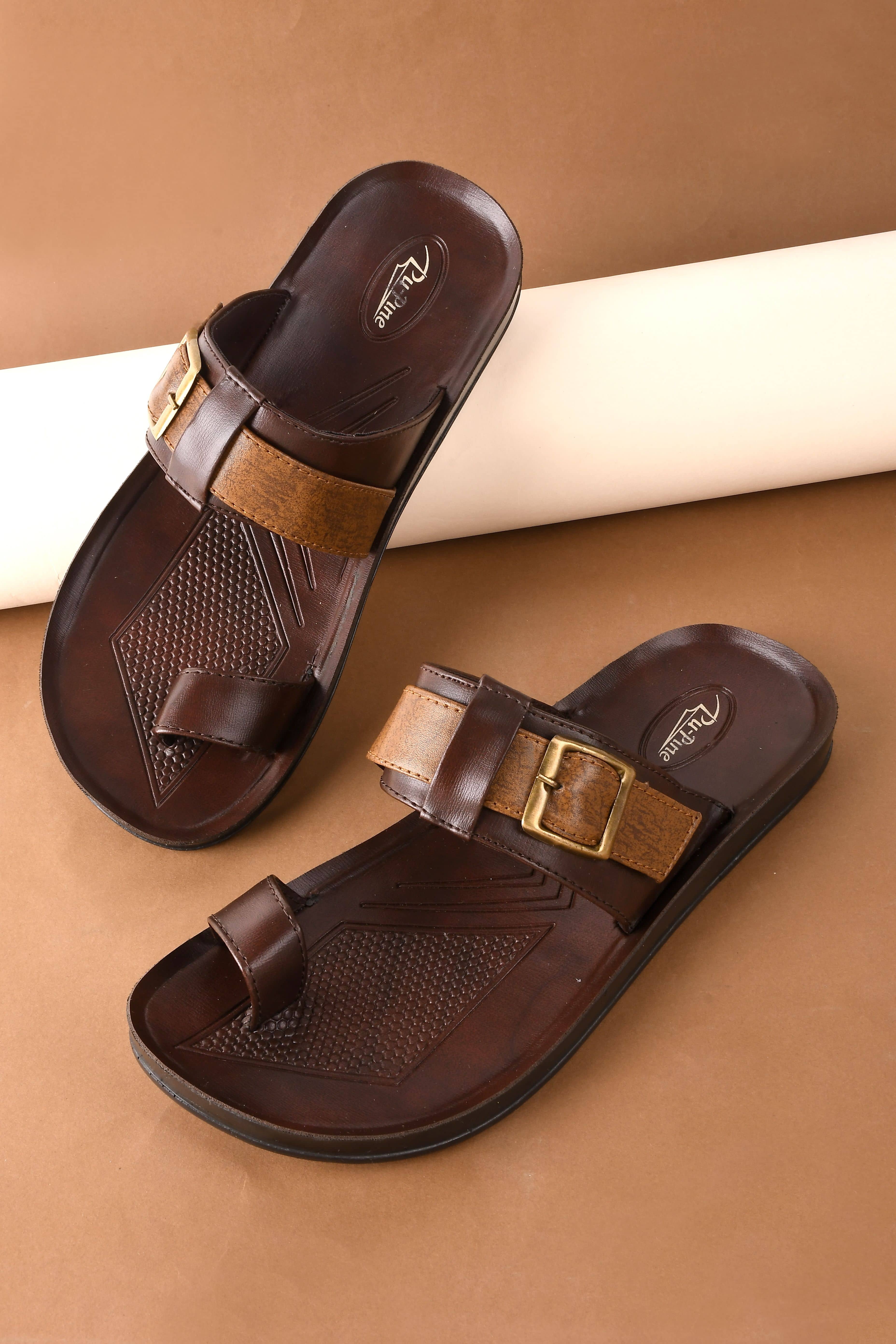 PUPINE - Brown Men's Sandals