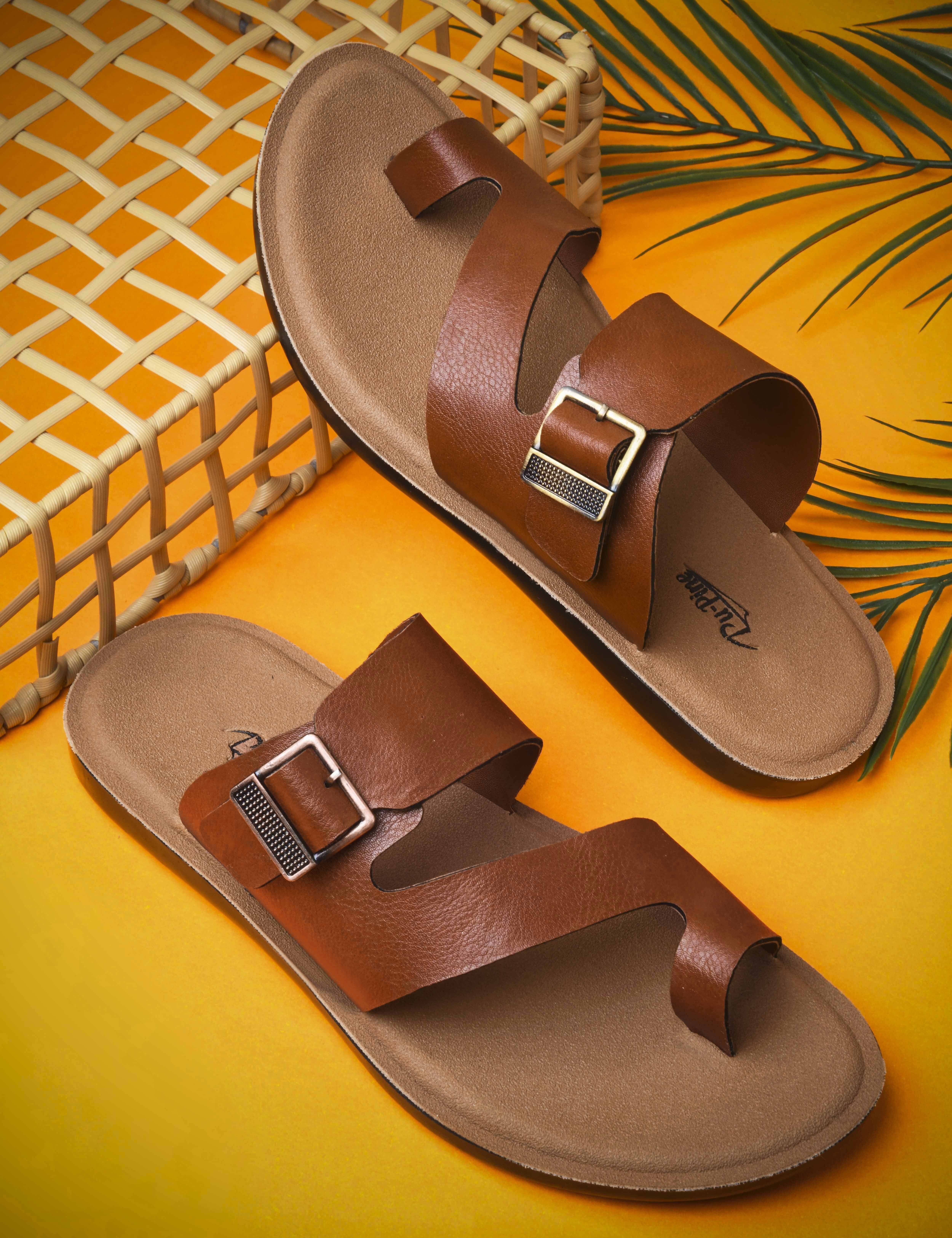 PUPINE - Brown Men's Sandals
