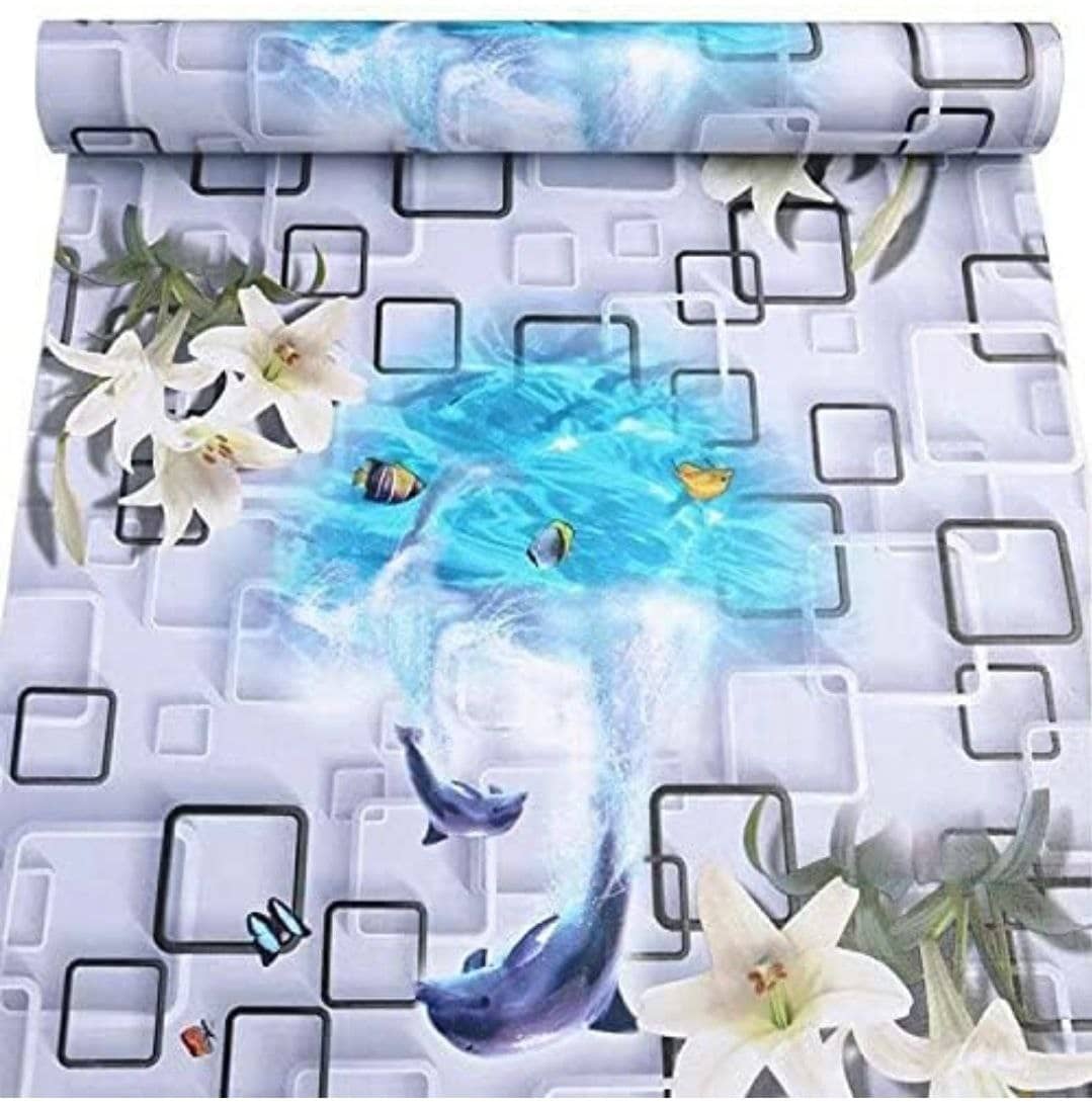 Sekhmet Self-Adhesive Wallpaper Waterproof Old Furniture Vinyl Stickers Wooden Door Wardrobe Desktop PVC Wall Papers (45cm+250cm)