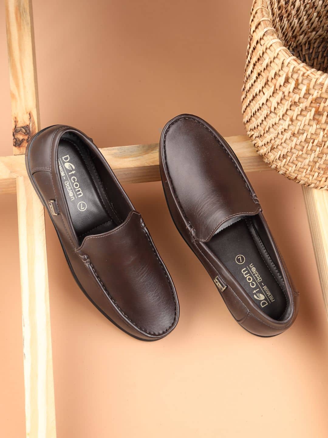 Action Brown Men's Slip On Formal Shoes - Formal Shoes | Buy online on ZillyBuy