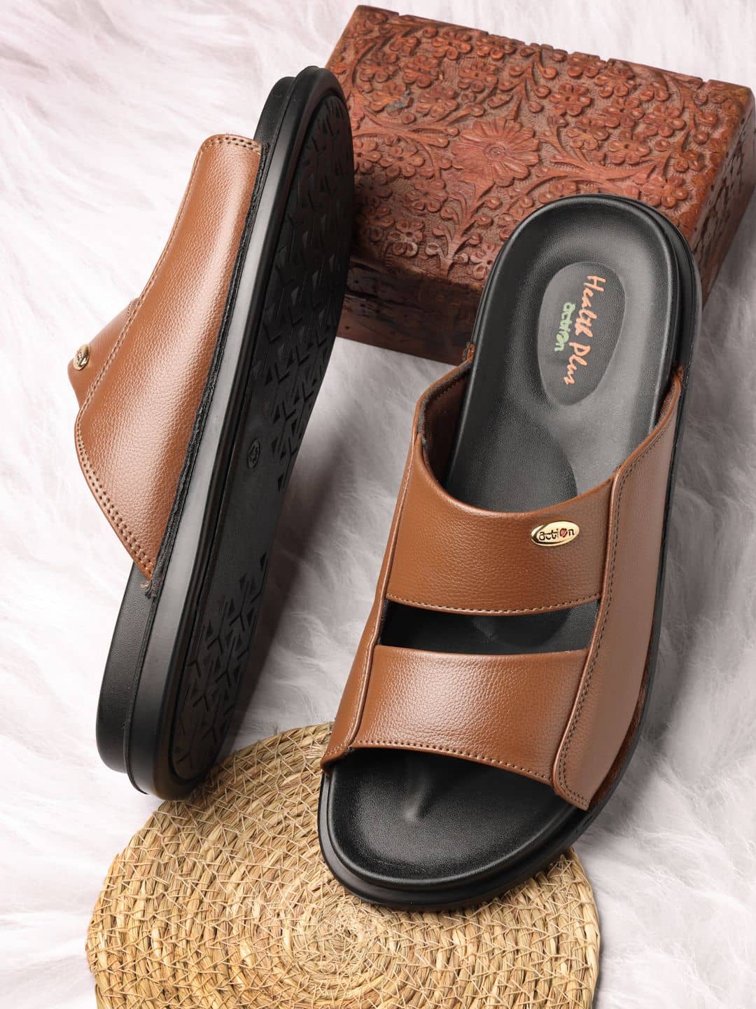 Action - Tan Men's Sandals