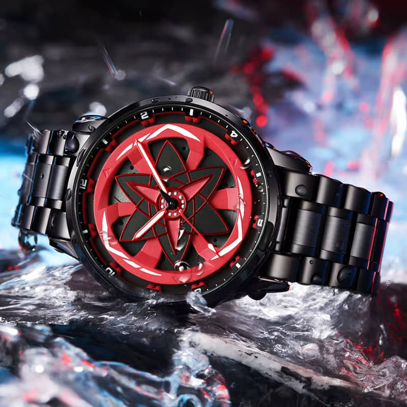Rhonium Black Metal Analog Men's Watch