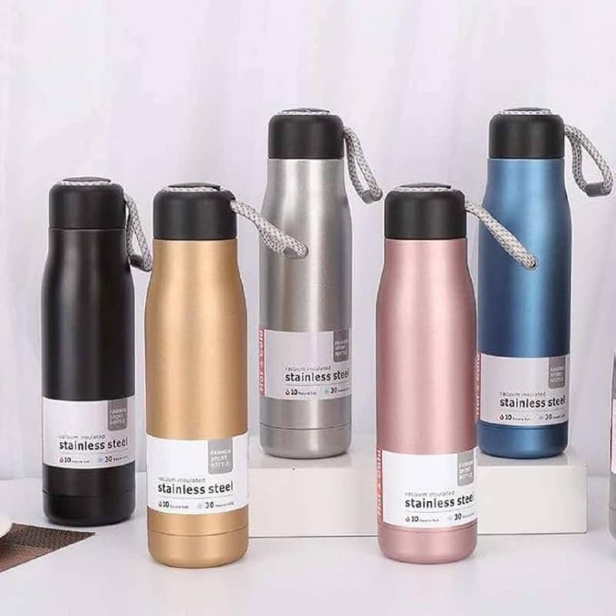 BD Multicolor Stainless Steel Water Bottle 500 mL ( Set of 1 )