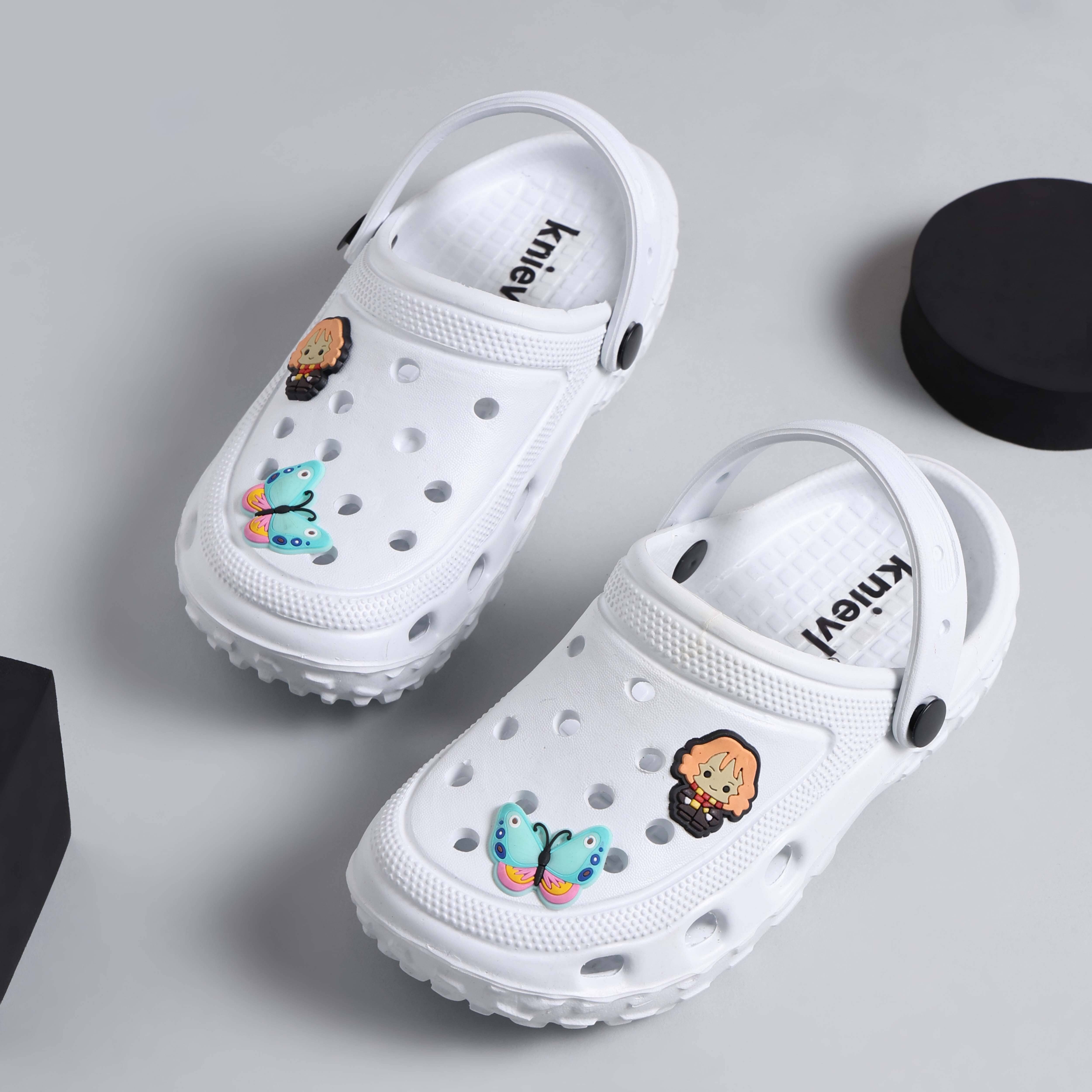 KNIEVL White Women's Clogs