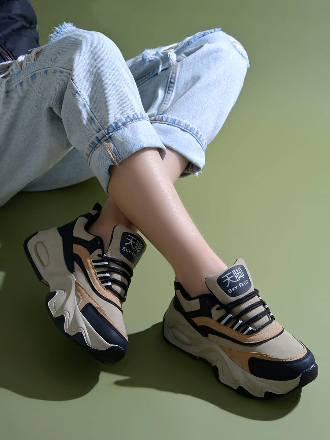 Shoetopia Black Women's Sneakers - Casual Shoes | Buy online on ZillyBuy