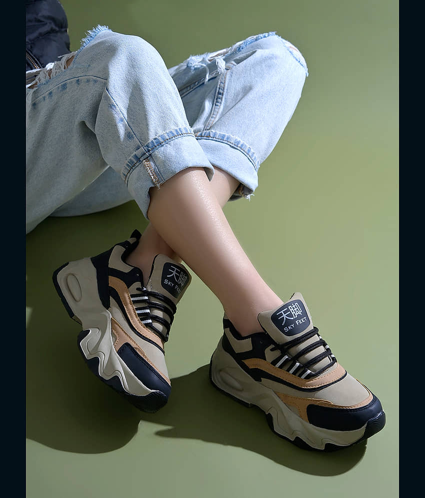 Shoetopia Black Women's Sneakers - Casual Shoes | Buy online on ZillyBuy
