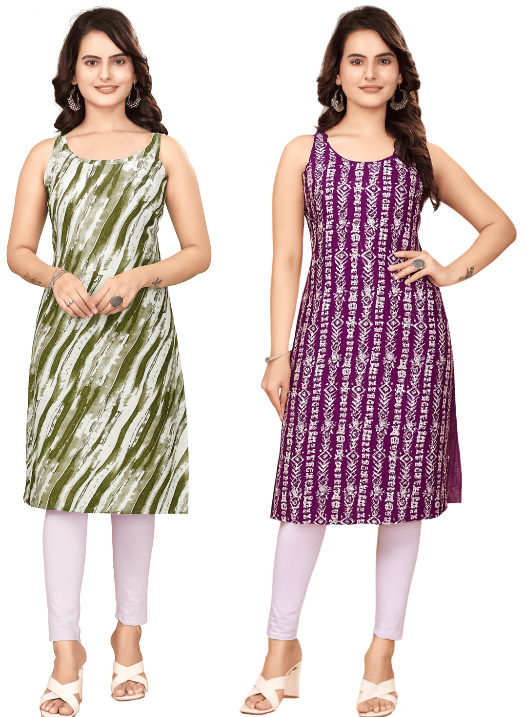 Fashion Fair Women Crepe Printed Straight Kurti ( Multicoloured ) - Kurtis, Tunics | Buy online on ZillyBuy
