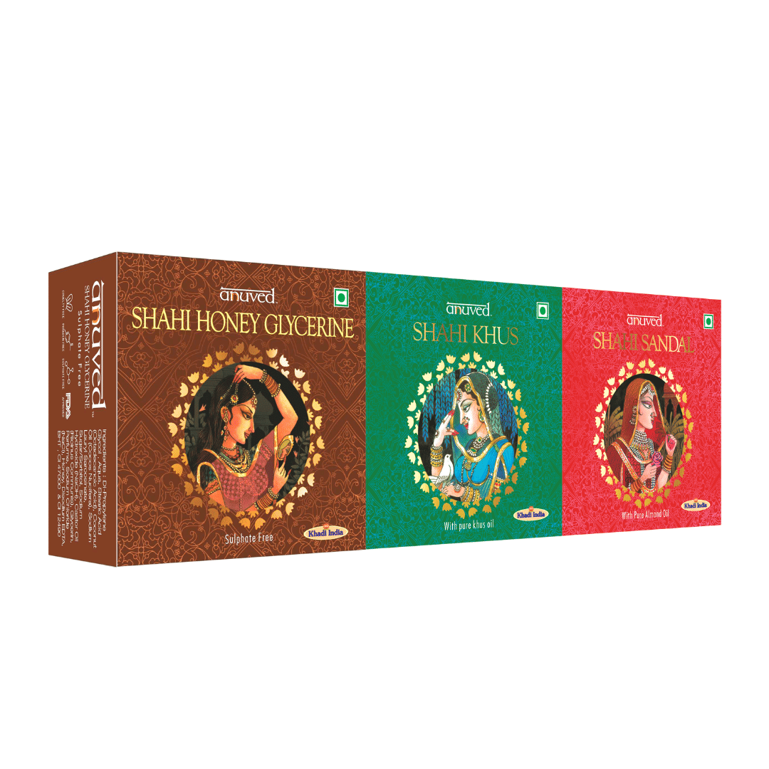 Anuved Freshness Soap for Normal Skin ( Pack of 3 )