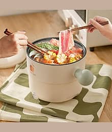 Brightcove Goods Electric-Cooker 1.8 Ltr ABS Plastic Open Lid Food Steamer