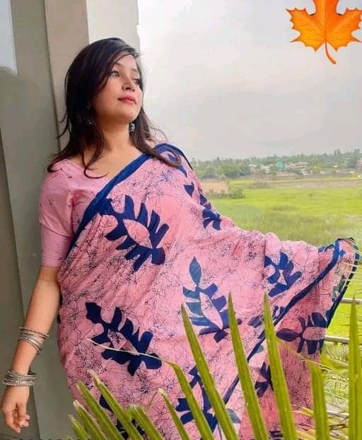 Gullak Georgette Printed Regular Saree With Unstitched Blouse Piece ( pink ) - Sarees | Buy online on ZillyBuy