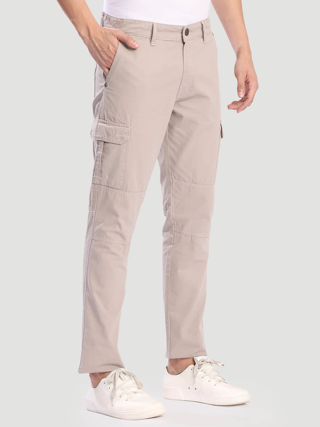 Bene Kleed Slim Men's Cargos - Beige ( Pack of 1 ) - Trousers | Buy online on ZillyBuy