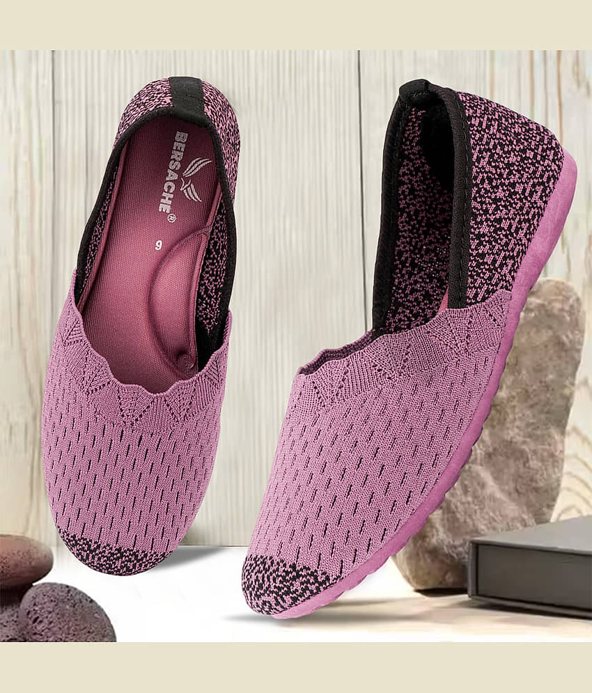 Bersache Purple Women's Ethnic Ballerinas - Casual Shoes | Buy online on ZillyBuy