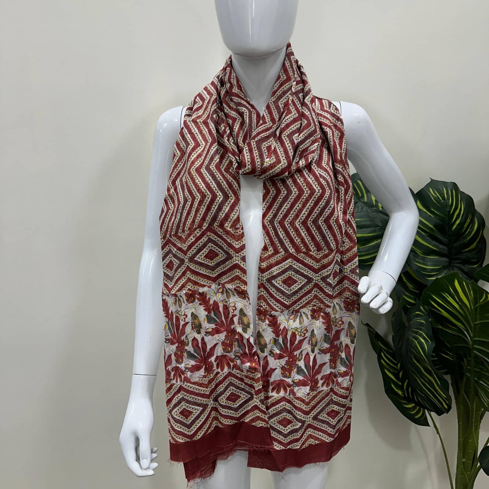Frionkandy Cotton Women Dupatta ( Multicoloured , Pack of 1 ) - Dupattas & Shawls | Buy online on ZillyBuy