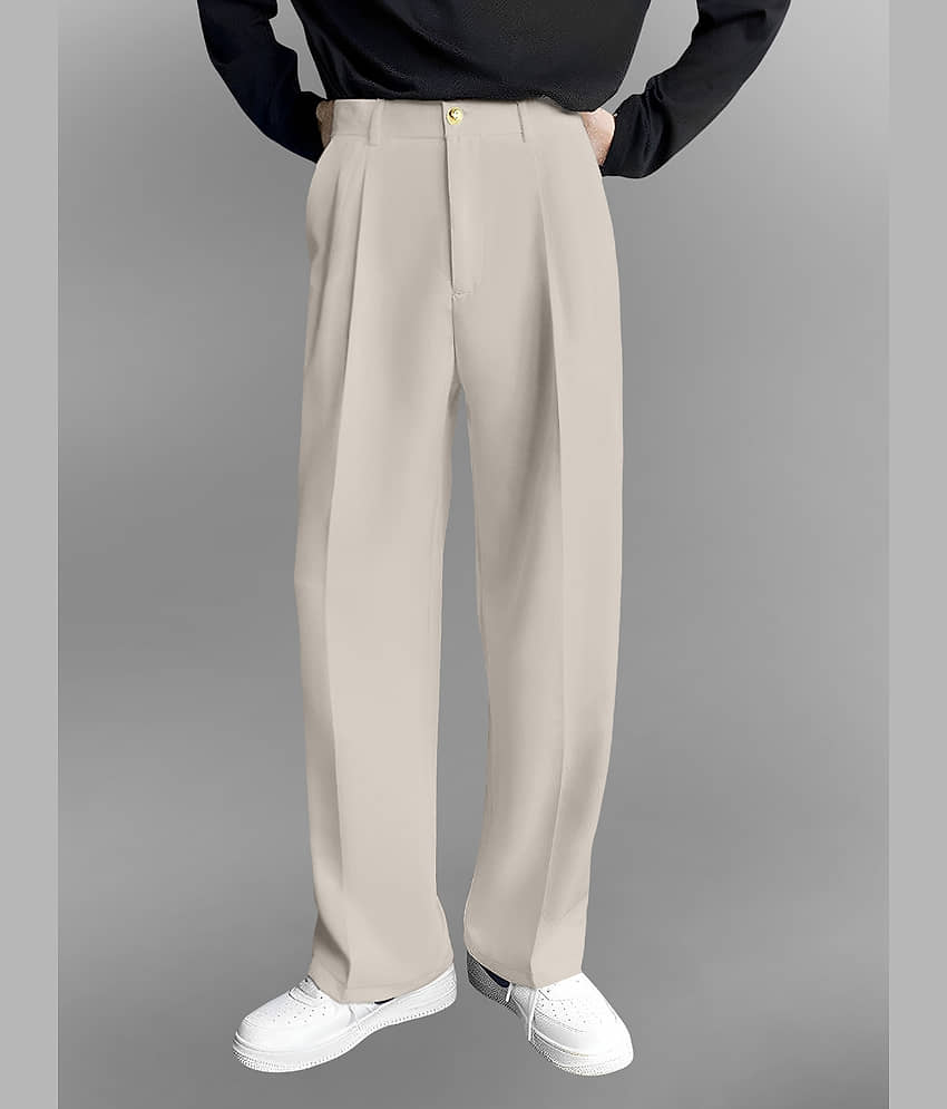 FTX Loose Men's Korean Pant - Khaki ( Pack of 1 ) - Trousers | Buy online on ZillyBuy