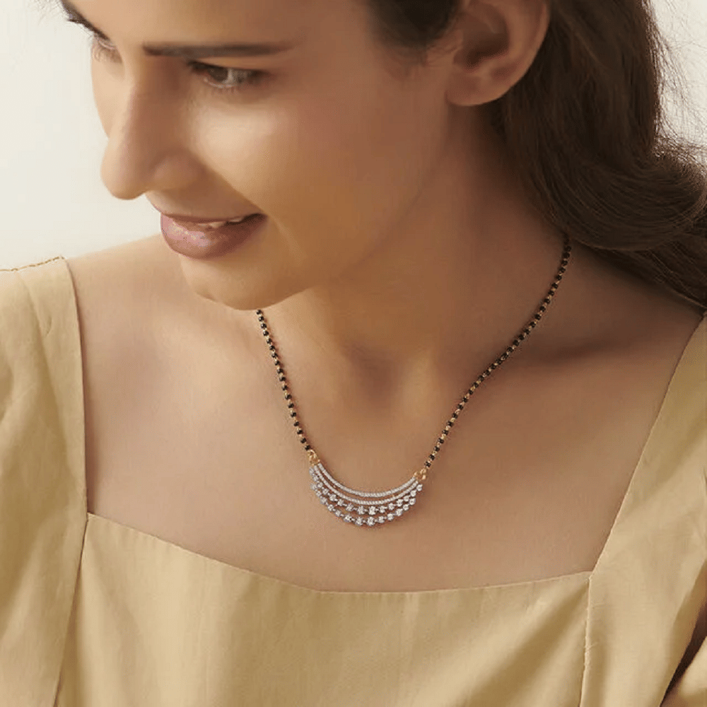 MGSV Silver Mangalsutra ( Pack of 1 )