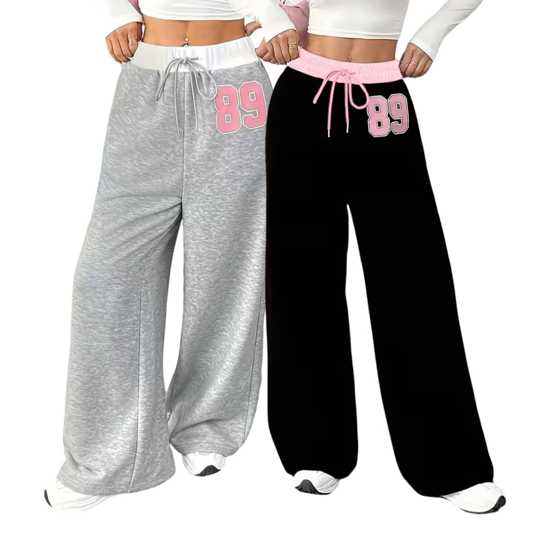 CLOTHINA Women Cotton Blend Casual Trousers ( Multicolor ) - Trousers | Buy online on ZillyBuy