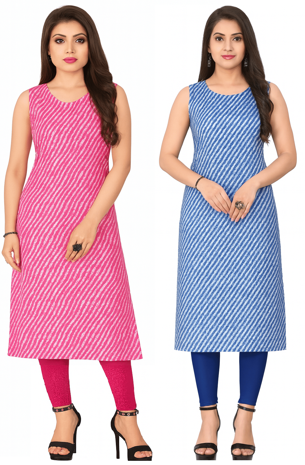 KHODALKRUP CREATION Women Crepe Printed Straight Kurti ( Multicoloured ) - Kurtis, Tunics | Buy online on ZillyBuy