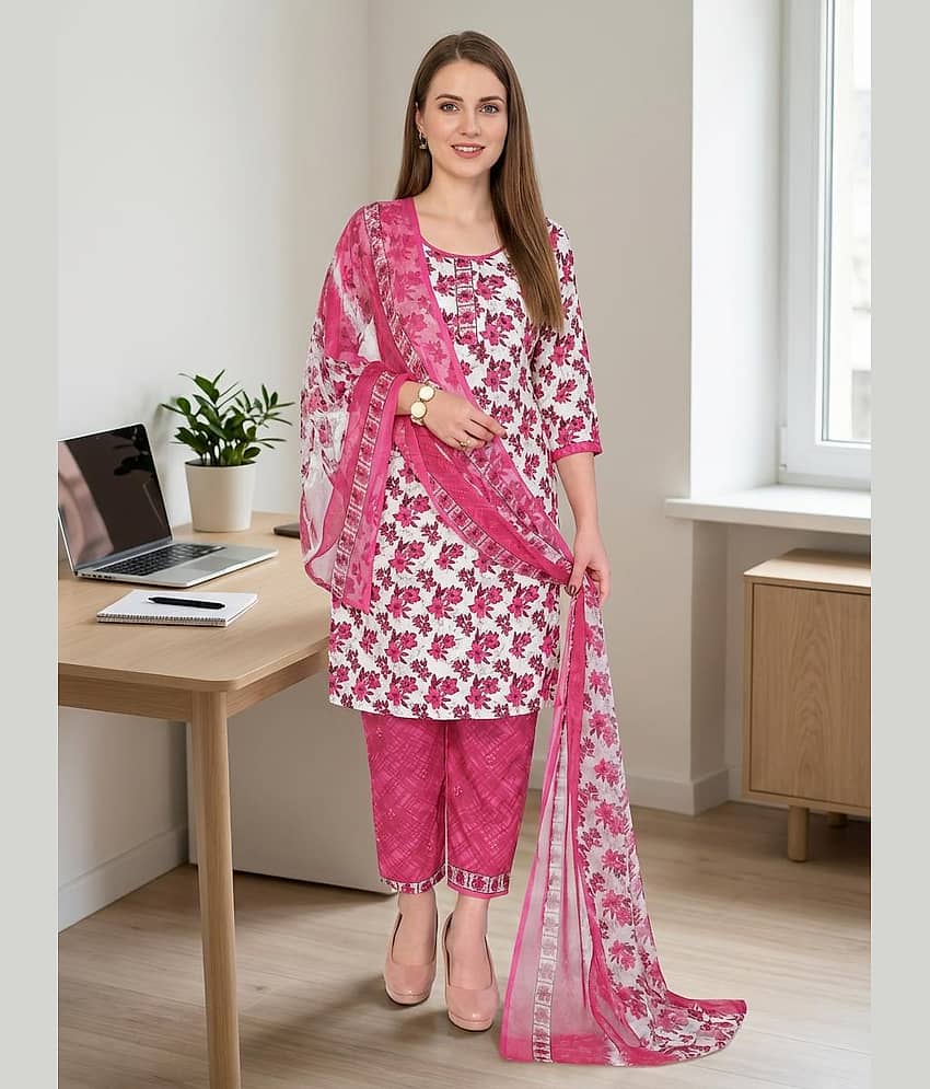 Kashvi Sarees Women's Crepe Unstitched Salwar Suit - Unstitched Fabrics | Buy online on ZillyBuy